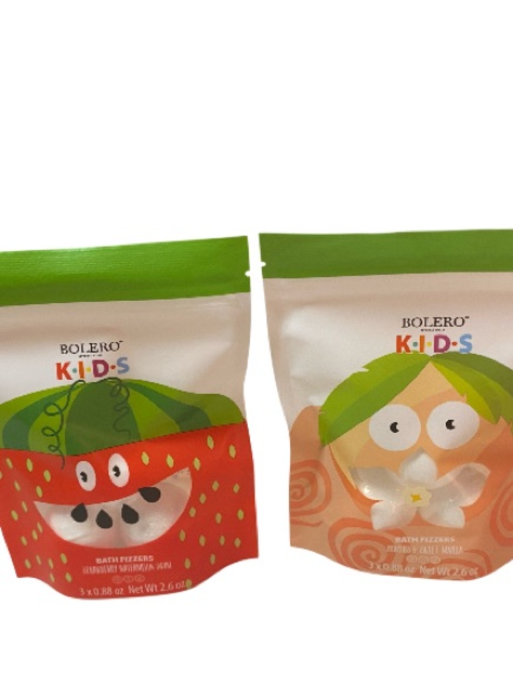 Bolero Two Pouches of Bath Fizzers New in Bag